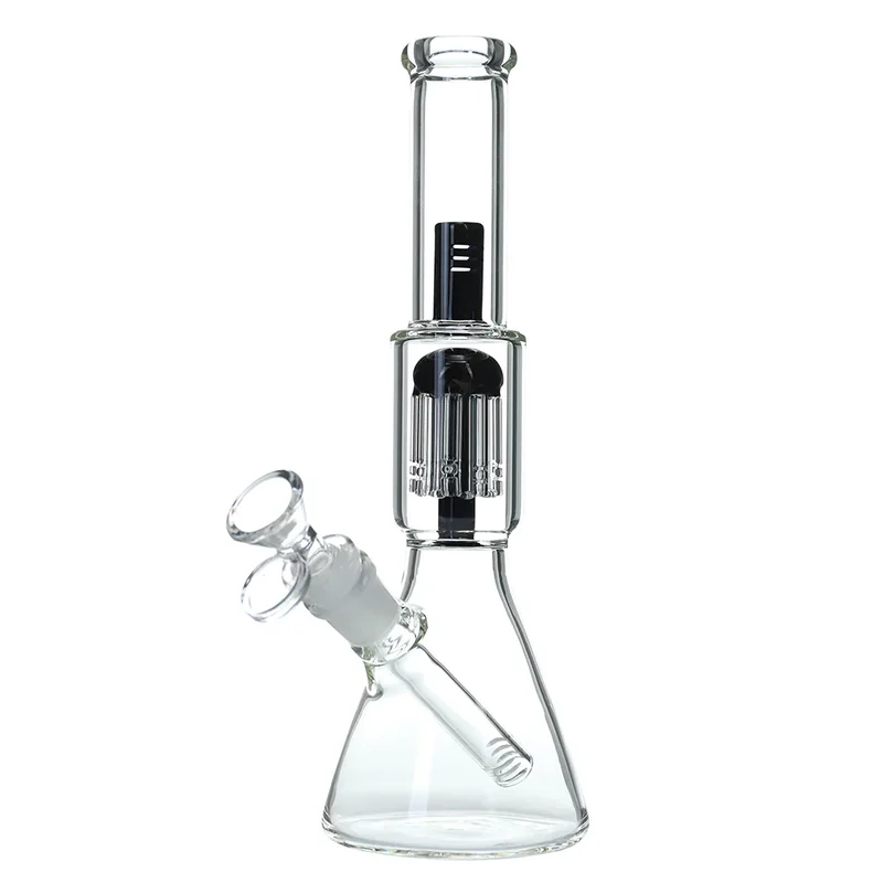 10 " 8 Arm Tree Beaker - Black